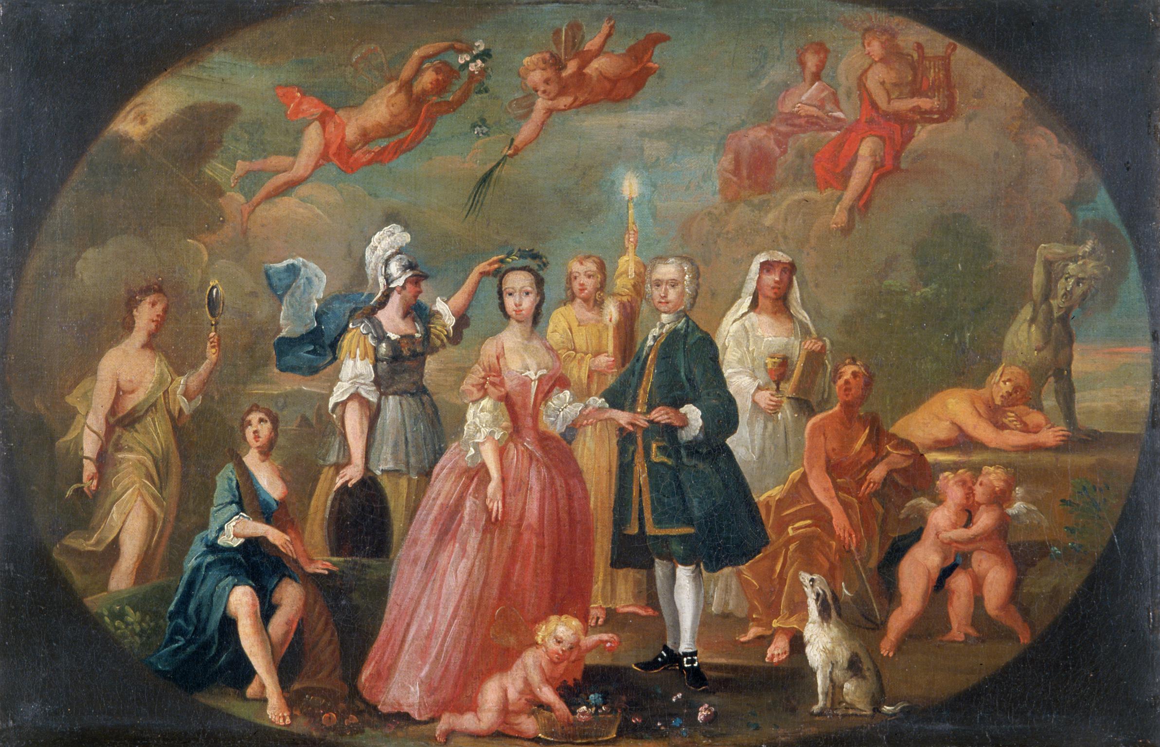 Marriage of Sir John Pryce (d. 1761)