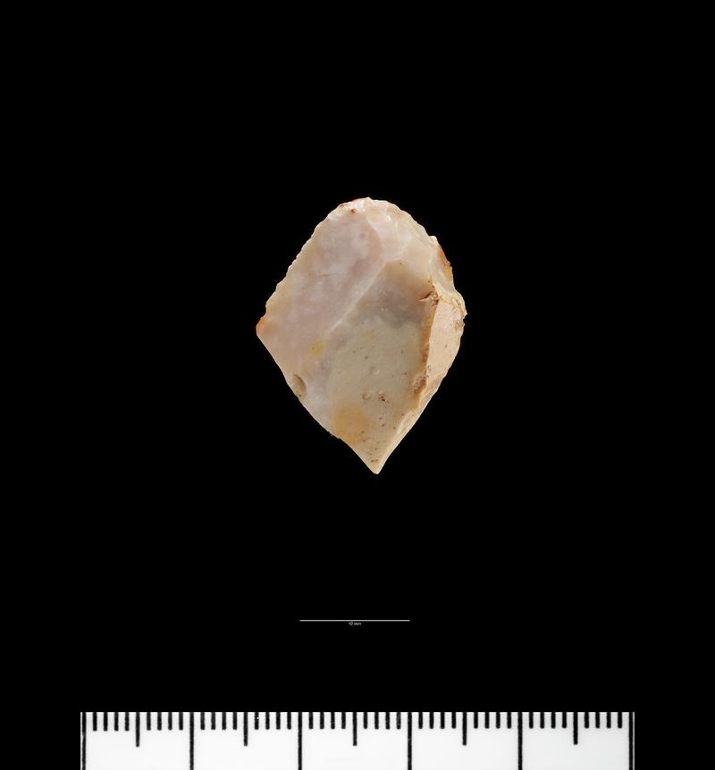 Early Mesolithic flint scraper