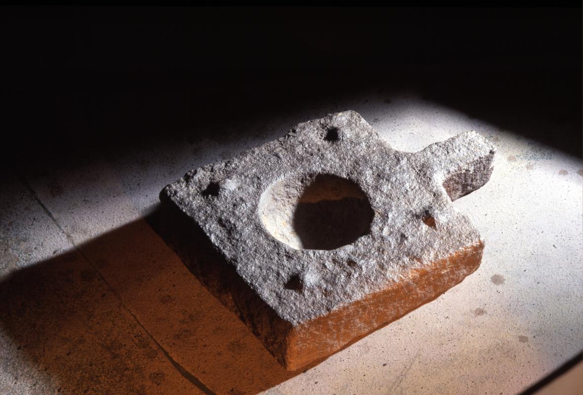 Post-Medieval iron cannon shot mould