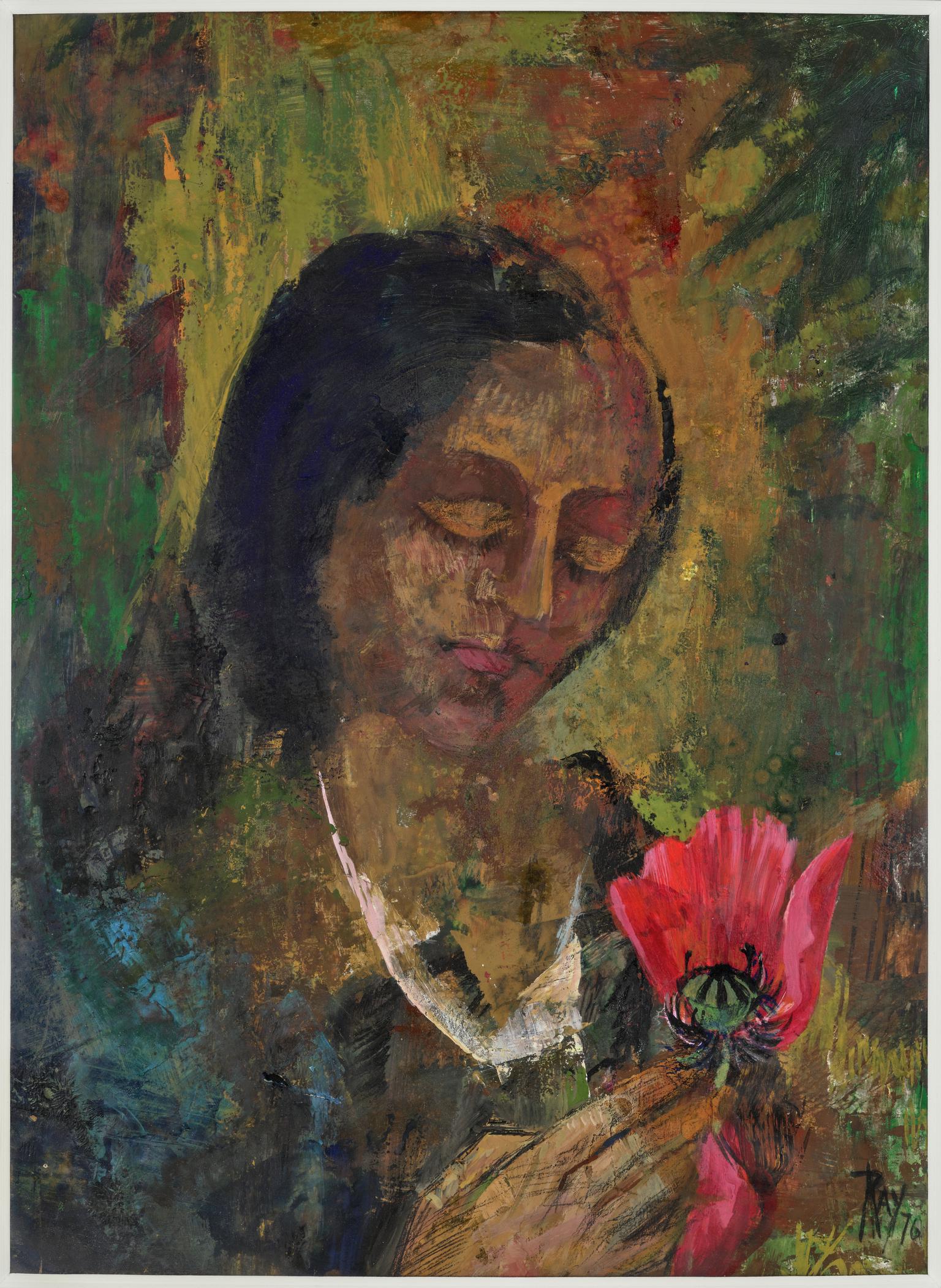 Girl with a poppy