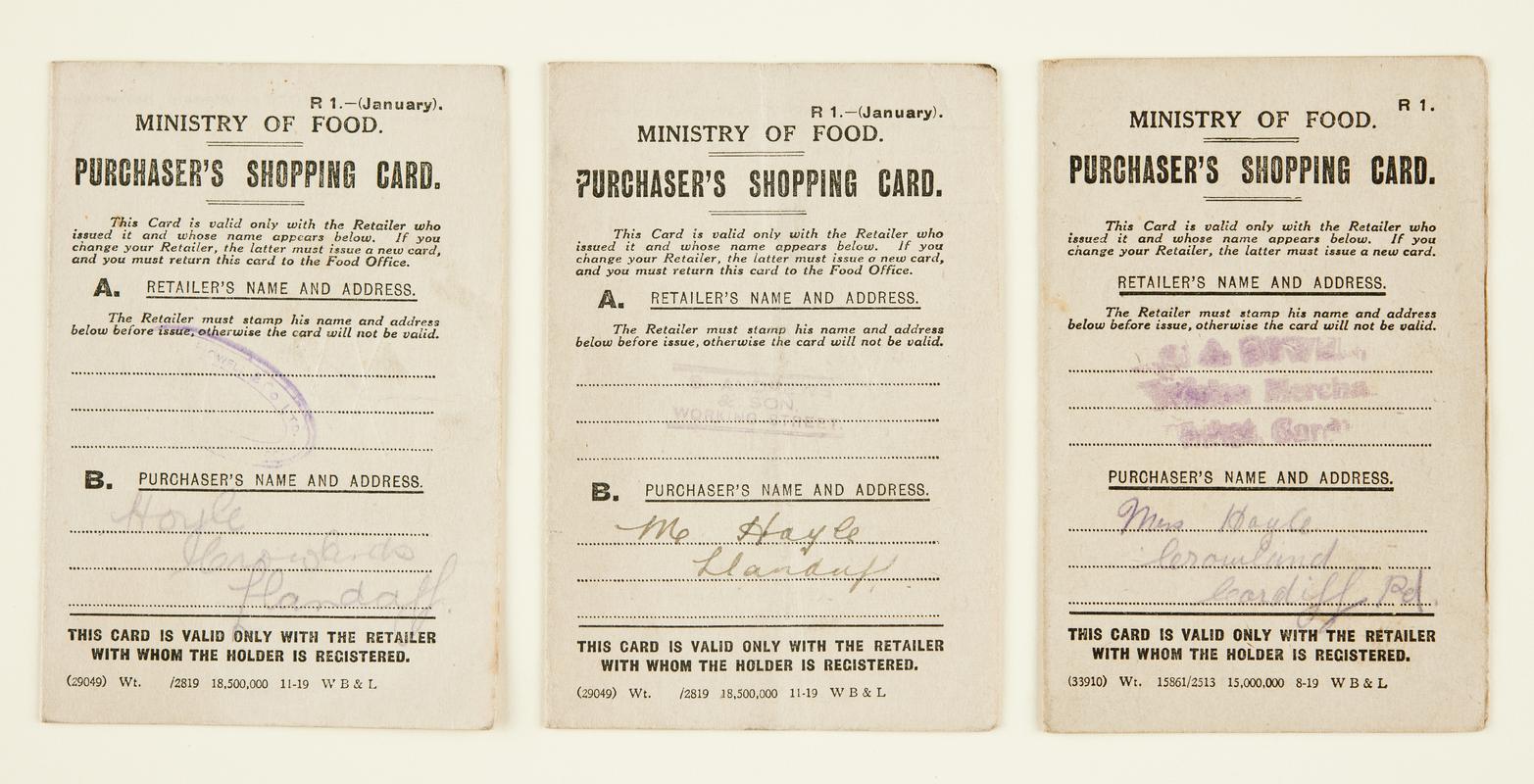 The Purchaser&#039;s Shopping Card
