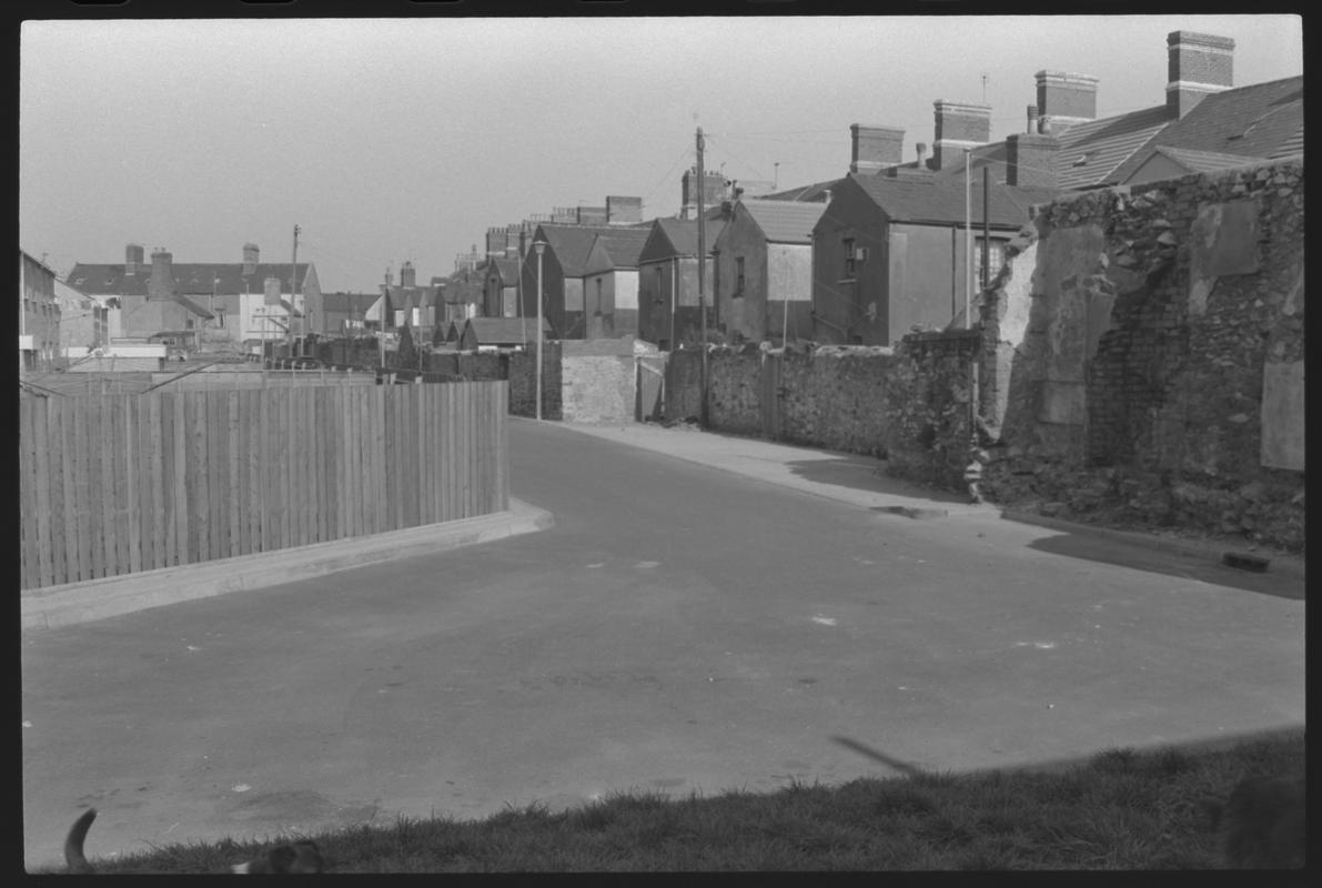 New houses at Eleanor Place and rear of Windsor Esplanade, Butetown.