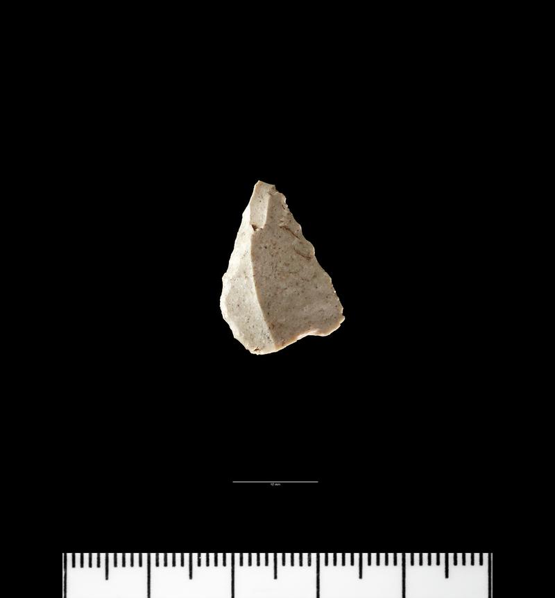 Upper Palaeolithic flint backed blade