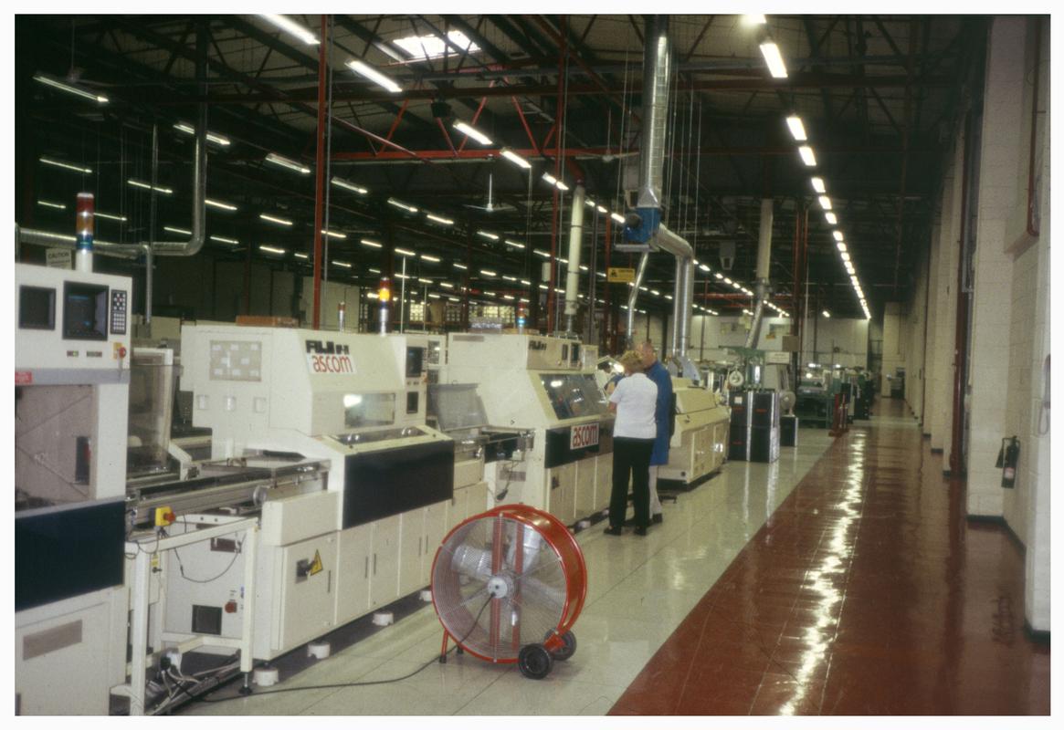 Slide of Ascom Telecommunications Ltd.&#039;s factory in St. Mellons, Cardiff.