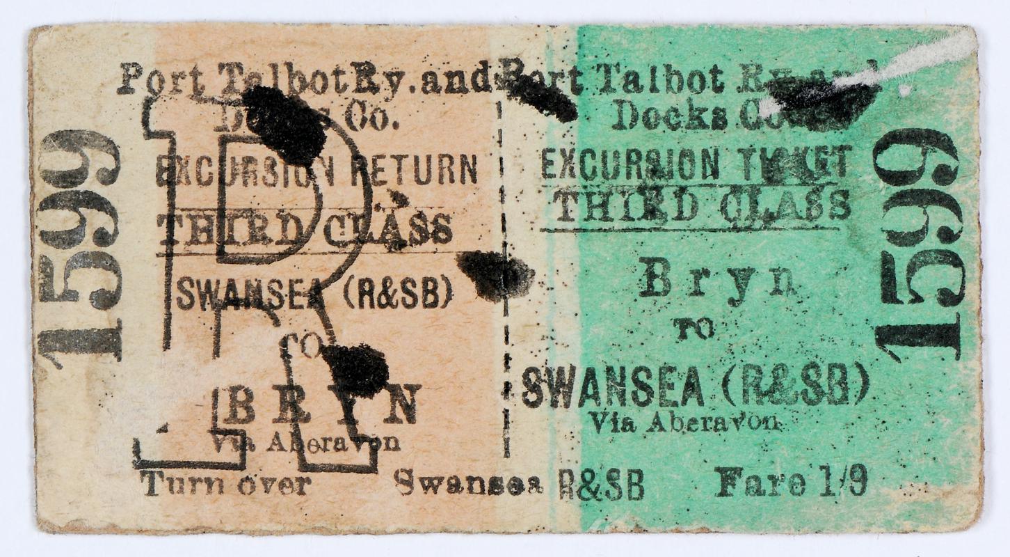 Port Talbot Railway & Docks Co., ticket