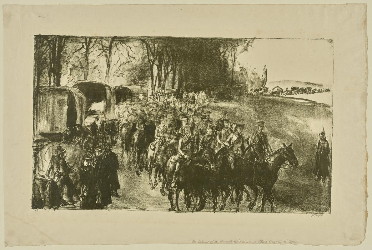 Retreat of the 7th Div and the 3rd Cavalry at Ypres