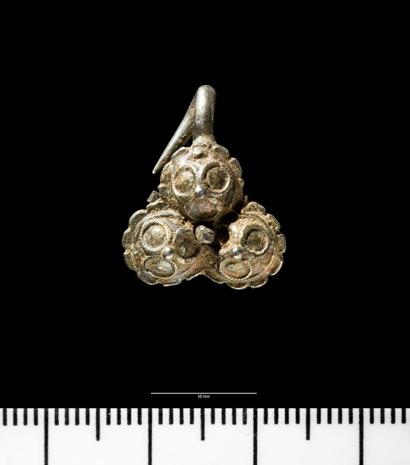 Post-Medieval silver-gilt dress-hook from Llanharan