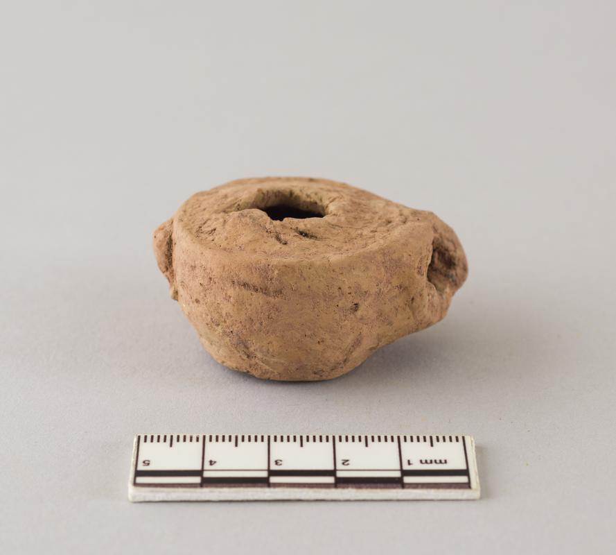 Roman pottery lamp