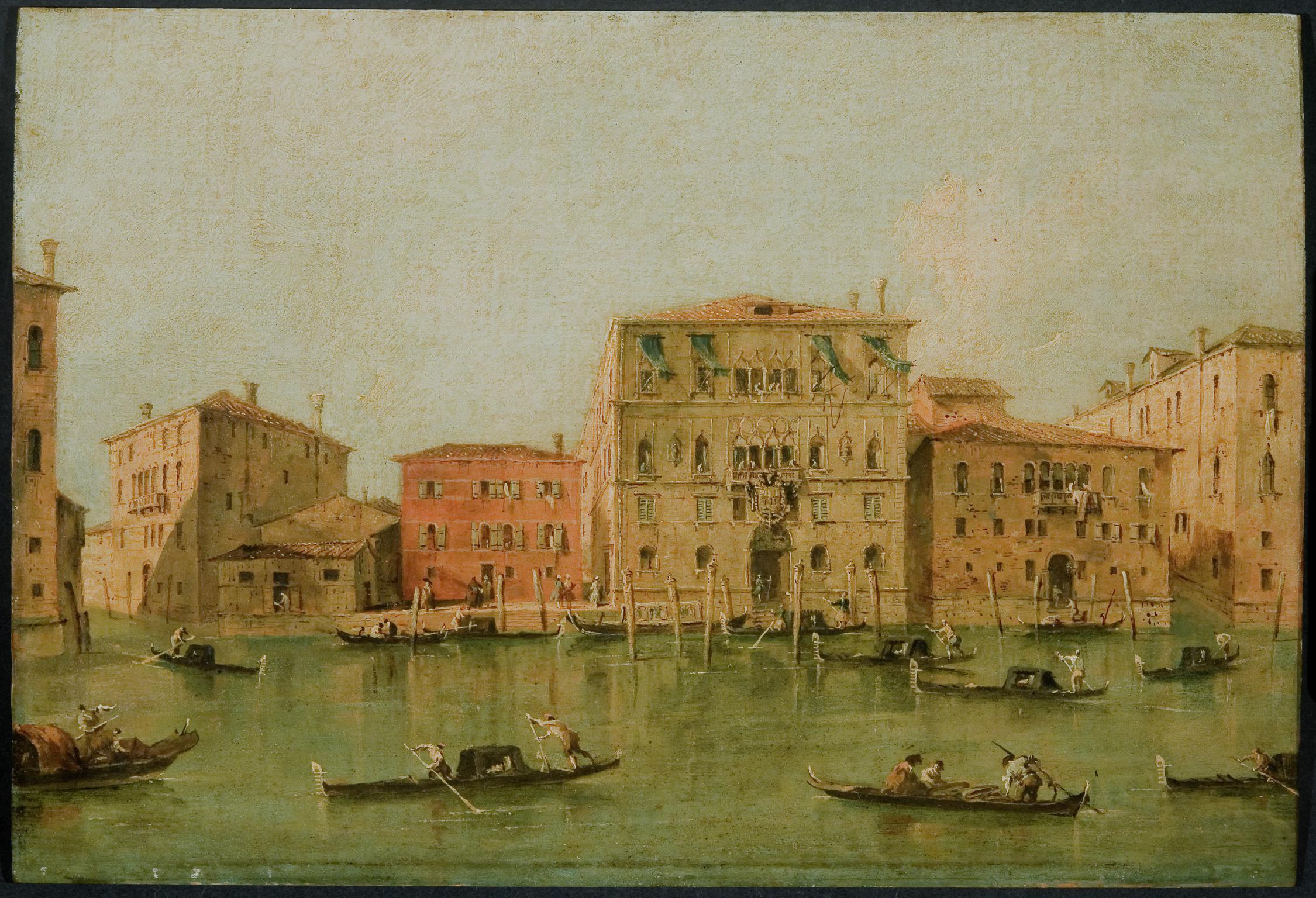 View of the Palazzo Loredan dell'Ambasciatore on the Grand Canal, Venice
