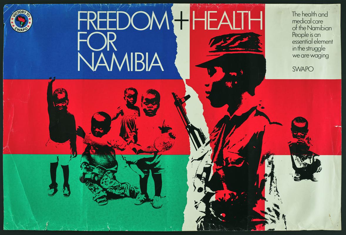 &#039;Poster Freedom &amp; Health for Namibia.&#039;