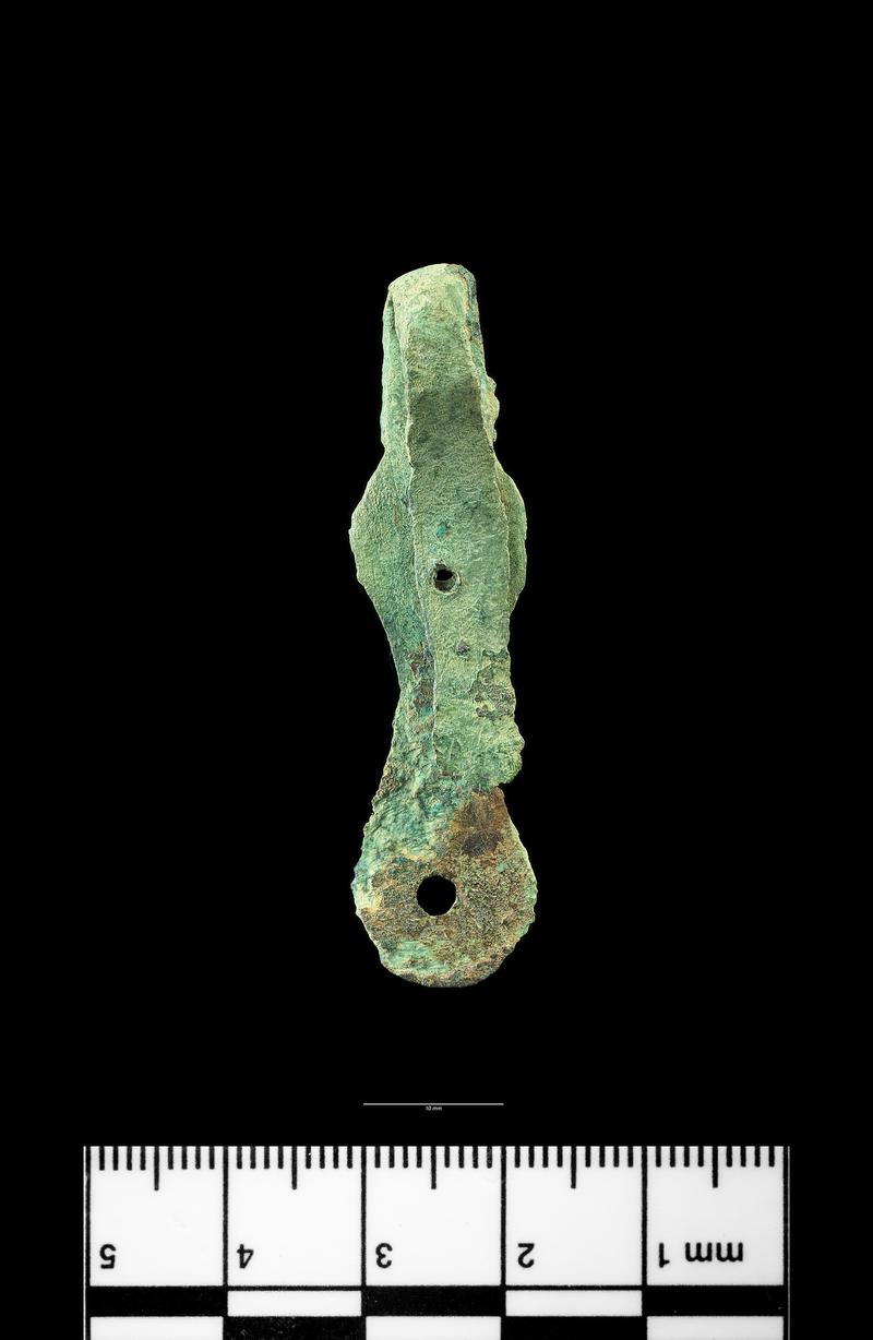 Roman copper alloy strap union link