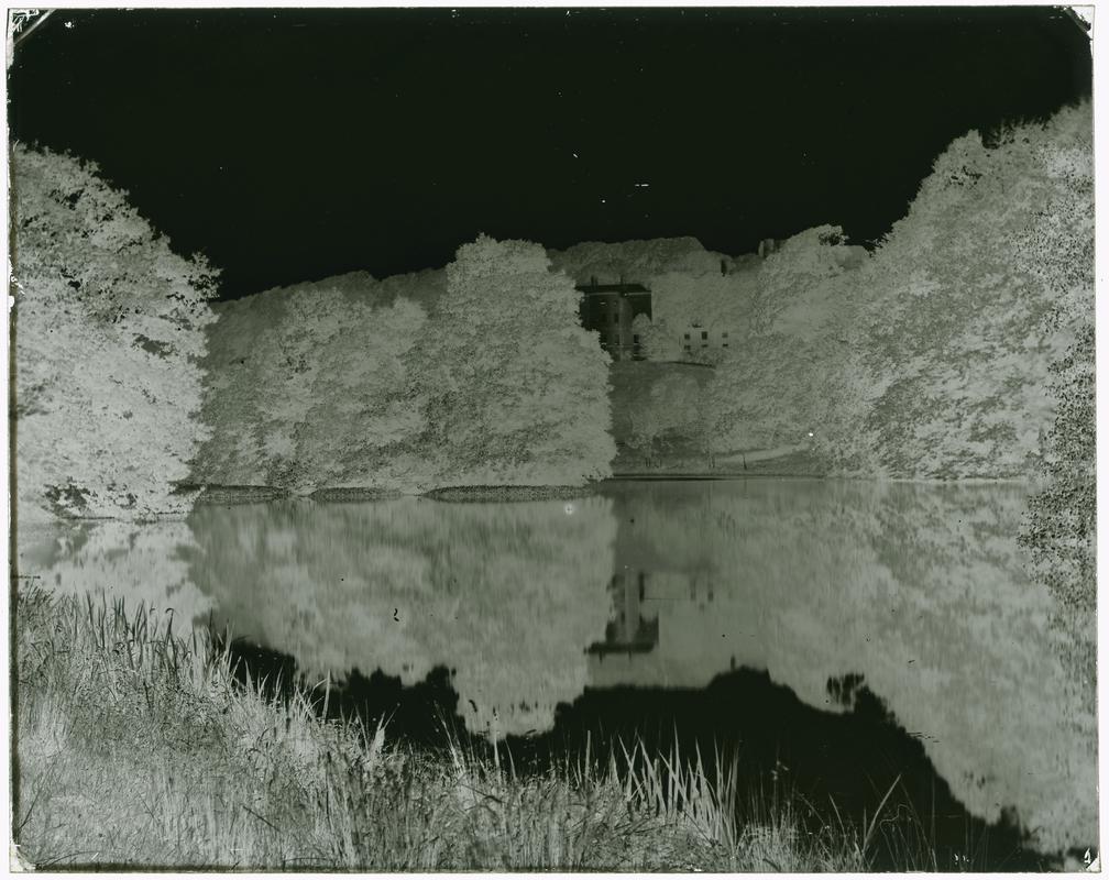 Penrice Castle, glass negative