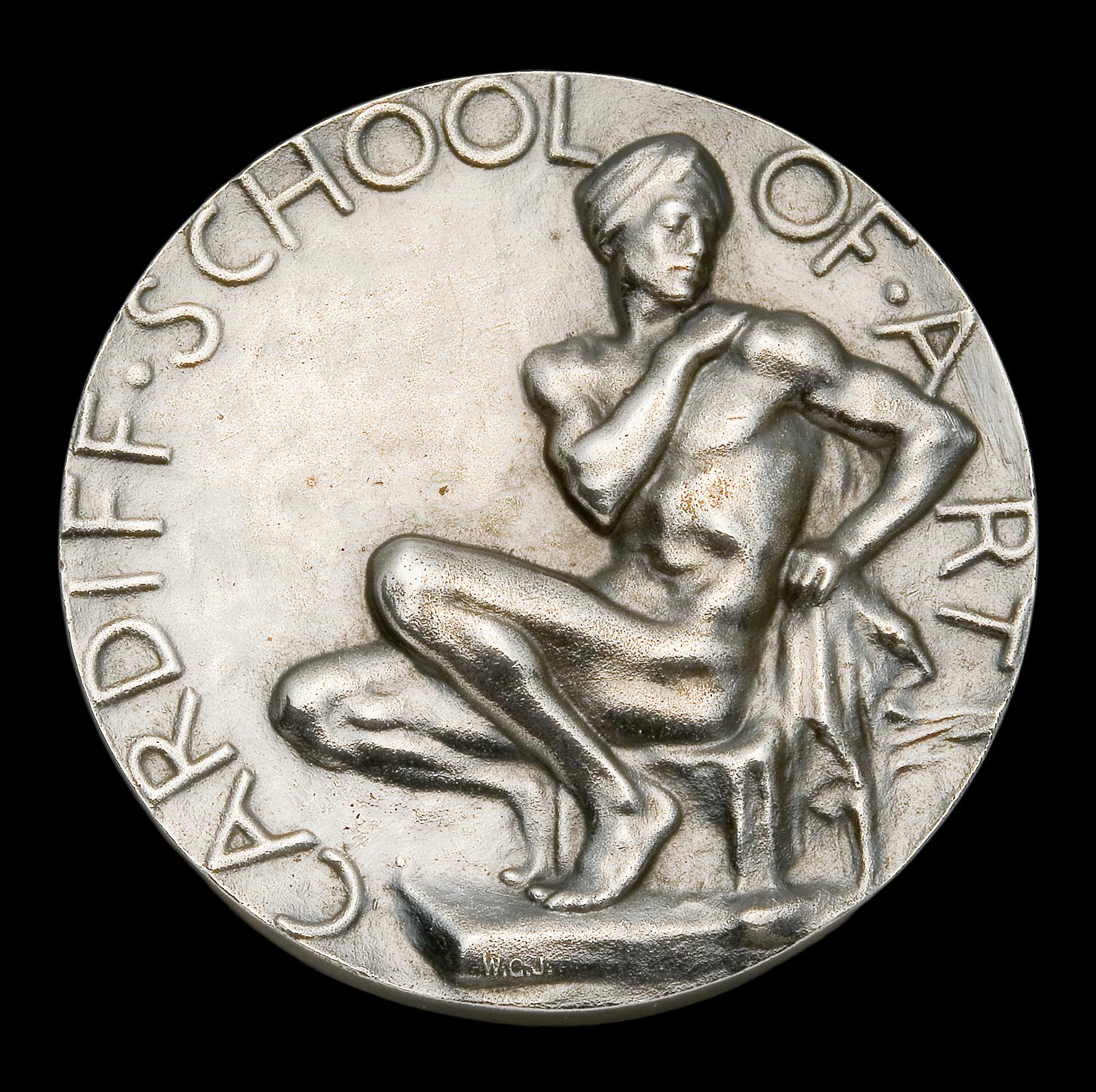 Goscombe John medal, Cardiff School of Art- revers