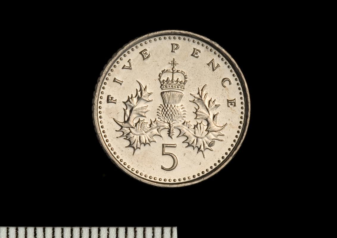 Elizabeth II five pence