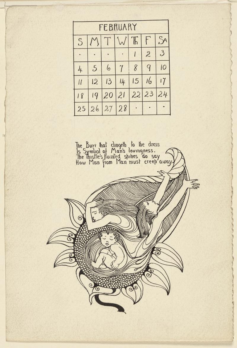 Calendar for February 1917