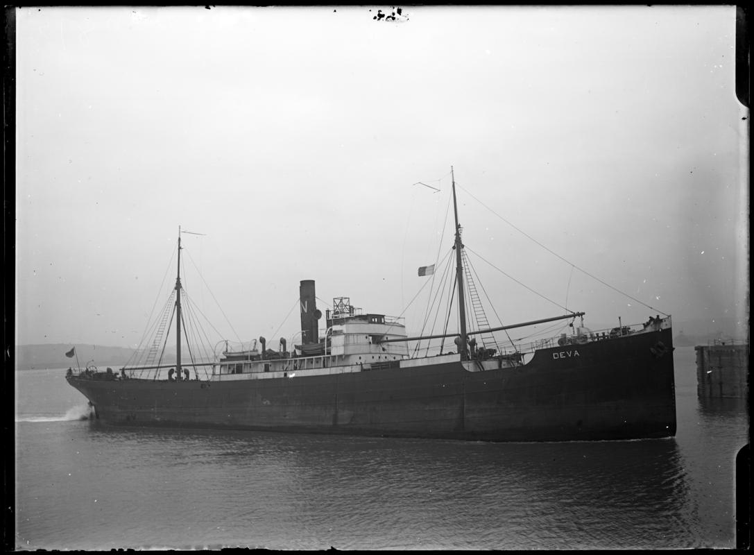 S.S. DEVA, glass negative