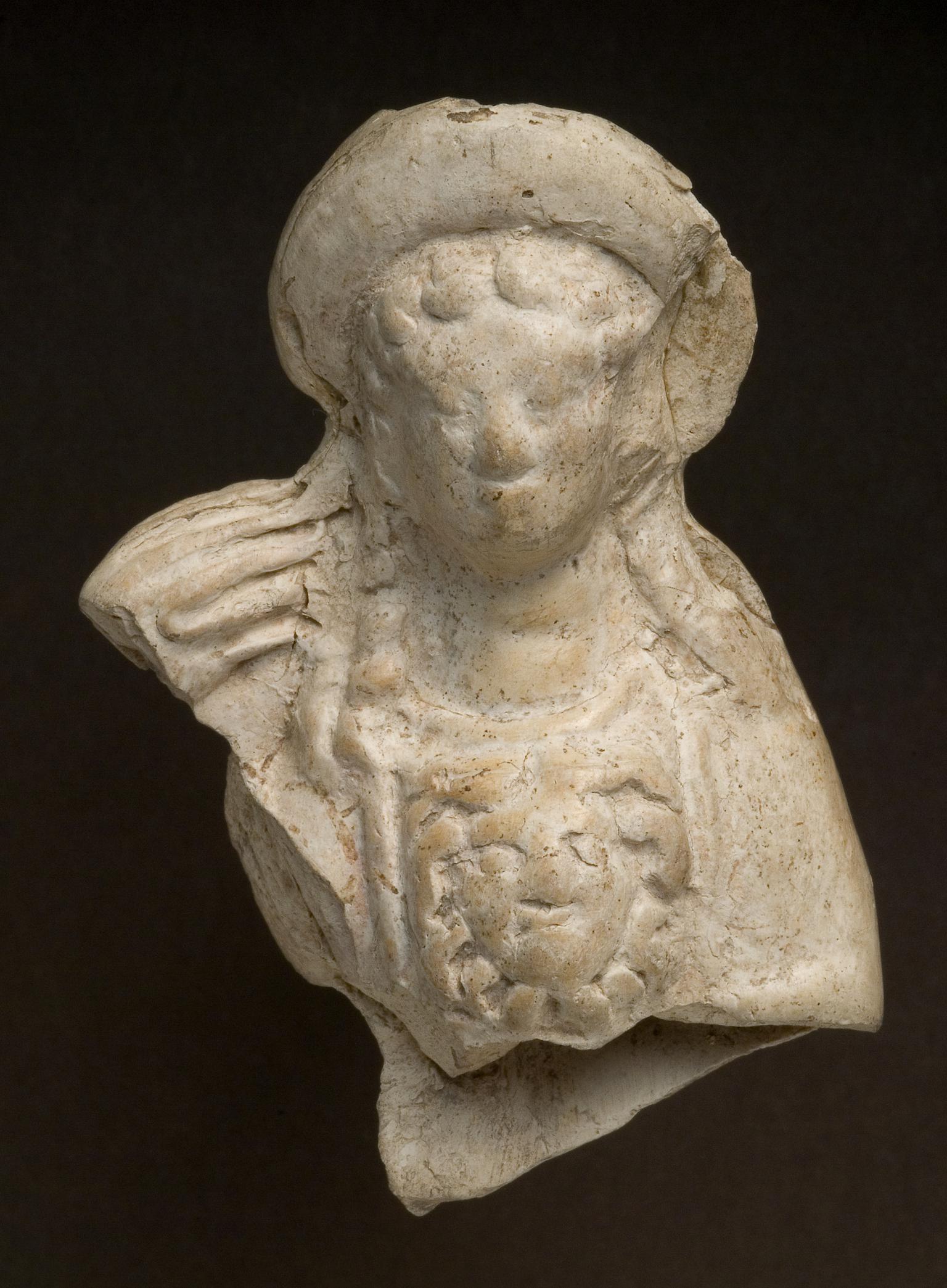 Roman ceramic figurine of Minerva