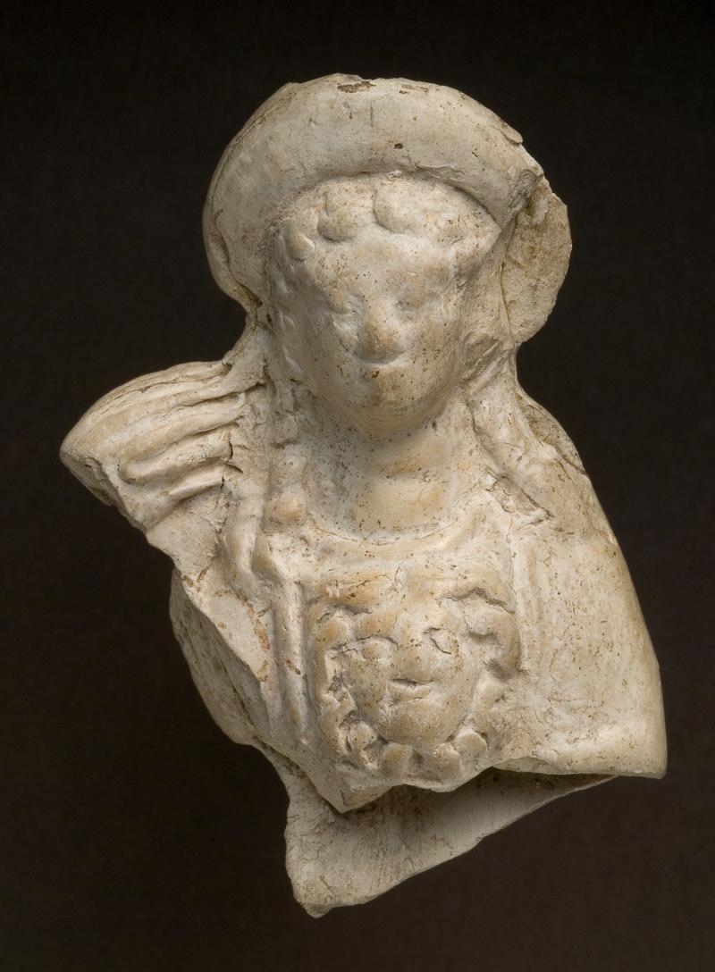 pipe clay figurine of Minerva