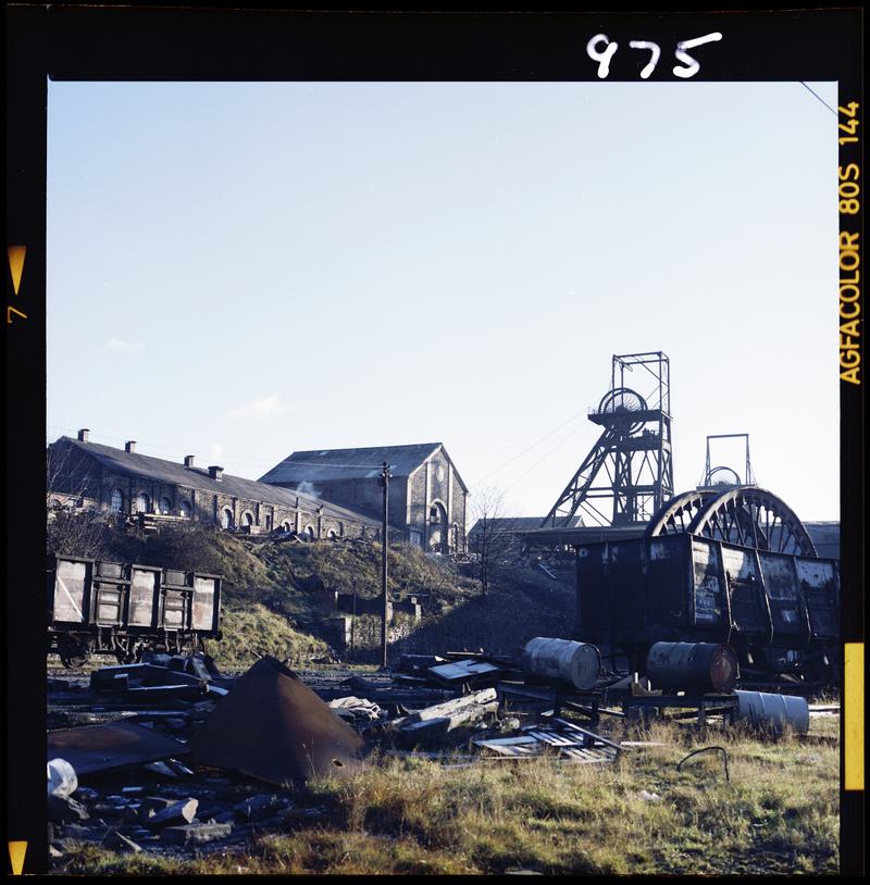 Celynen North Colliery, film negative