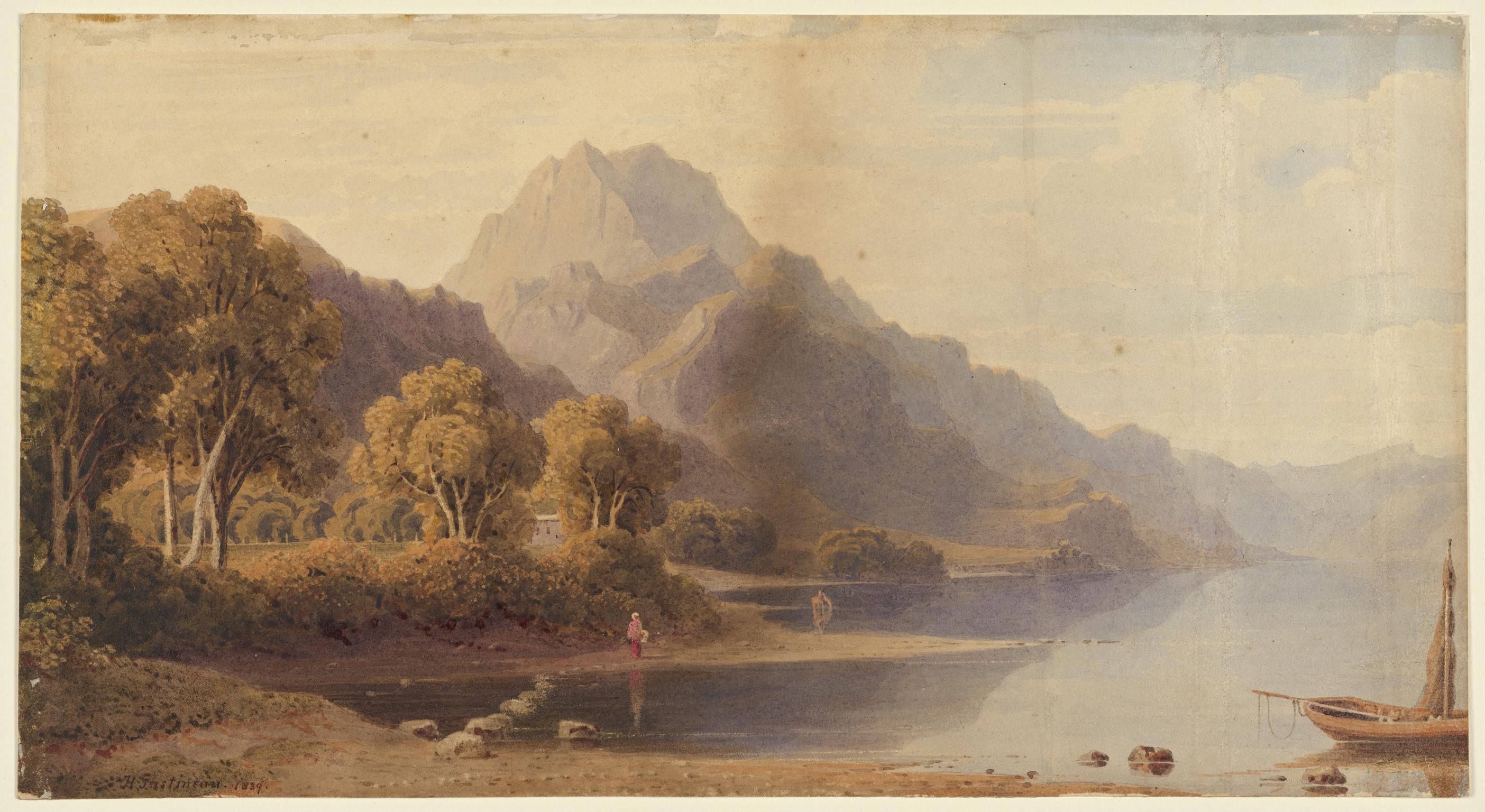 Lake and Distant Mountain