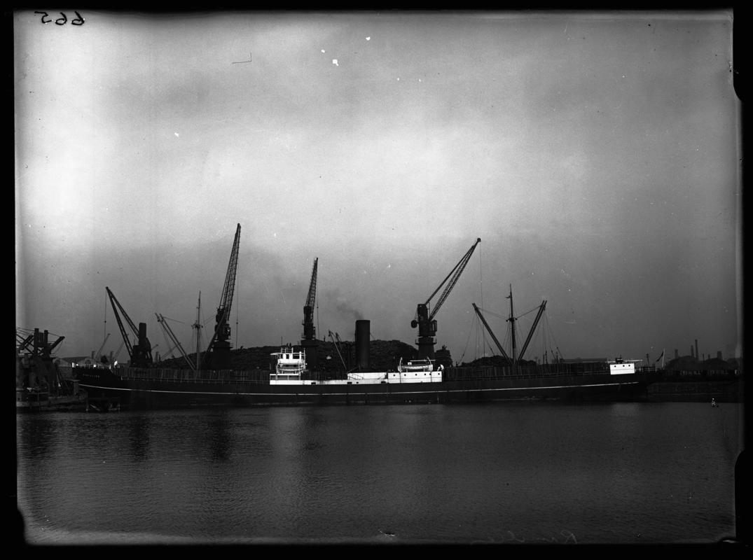 S.S. RAMILLIES, glass negative