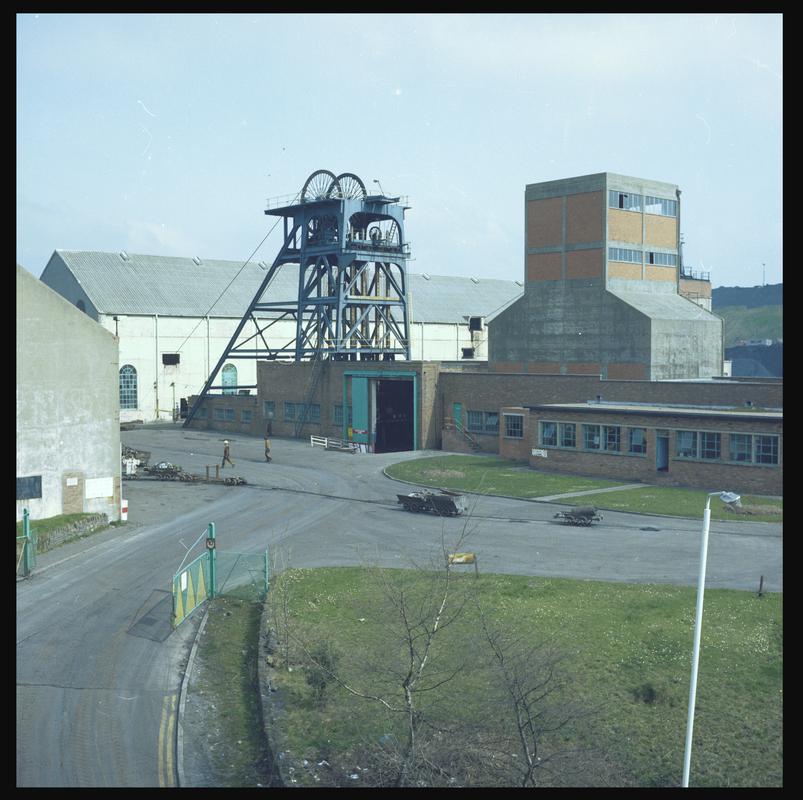 Cwm Colliery, film negative