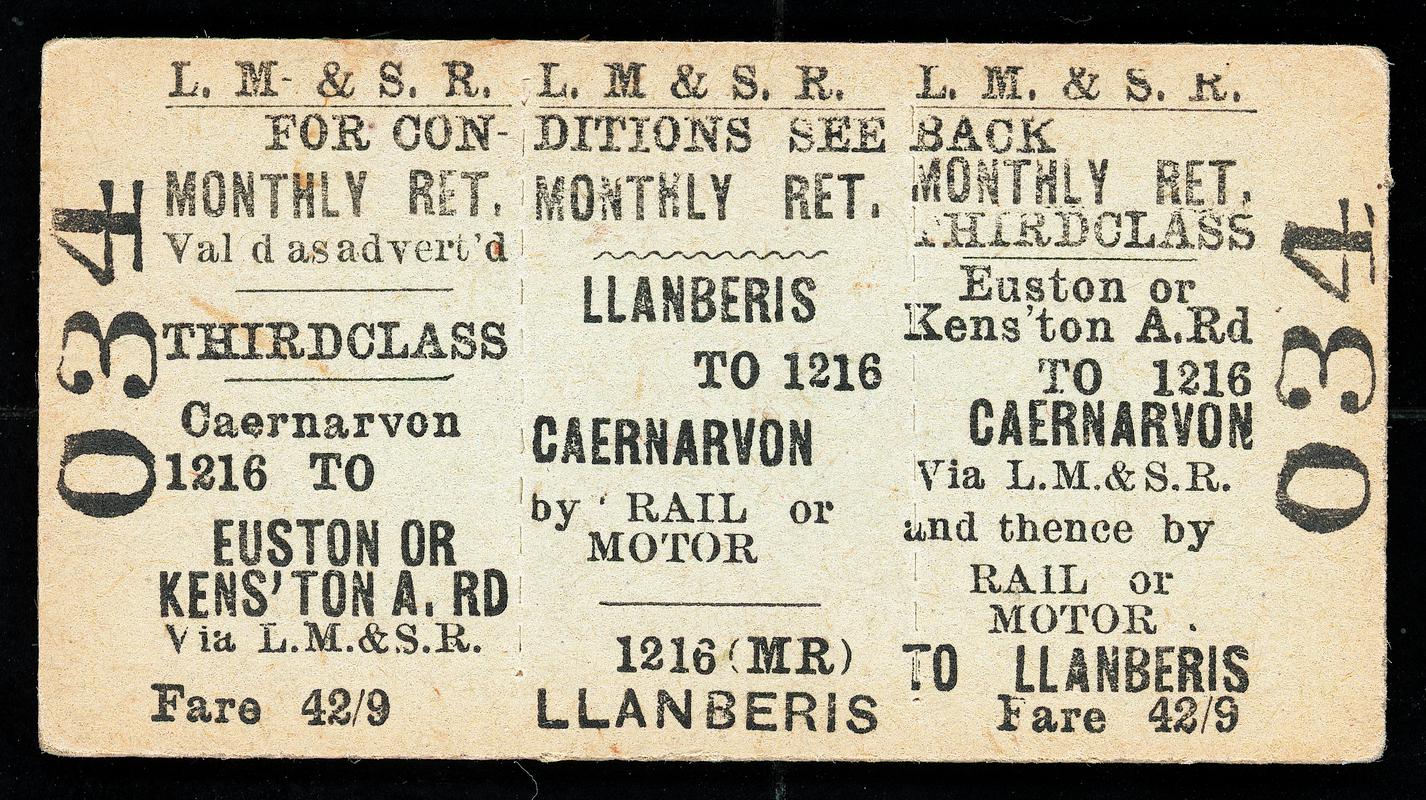 L.M. &amp; S.R. ticket (front)