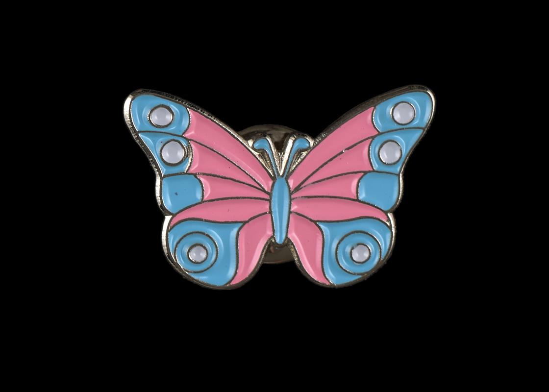 Sadie&#039;s Butterflies pin badge