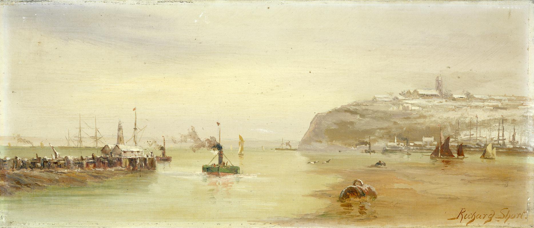 Lighthouse outside Cardiff Docks (painting)