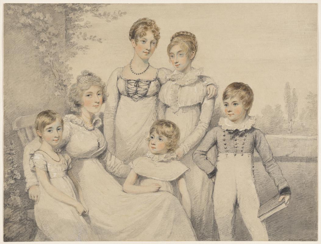 Lady Morgan and her Five Children