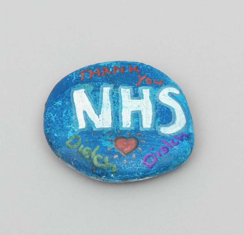 Painted stone - &#039;Thank you NHS&#039;