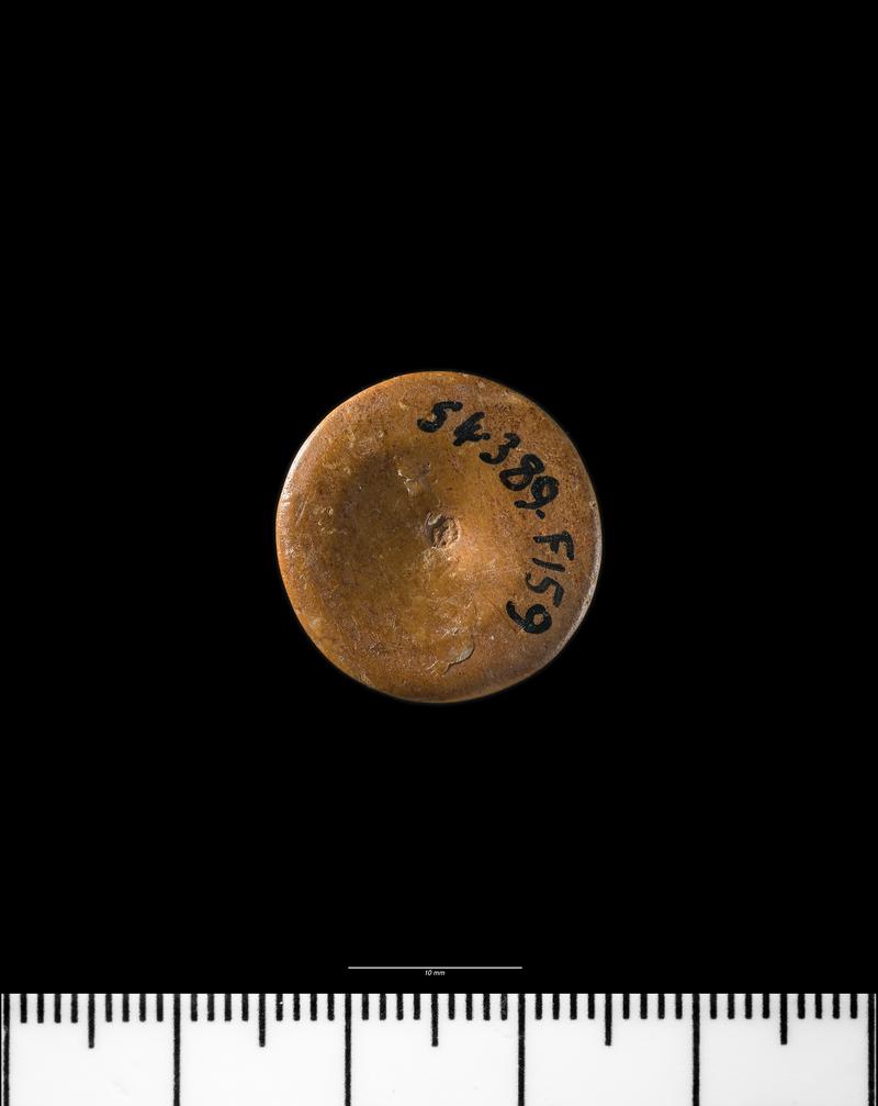 Roman bone gaming counter