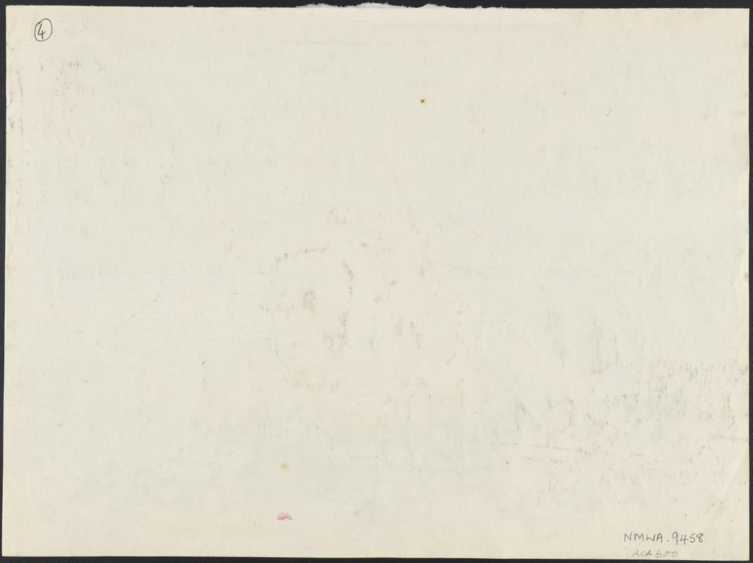 Landscape with gate, study