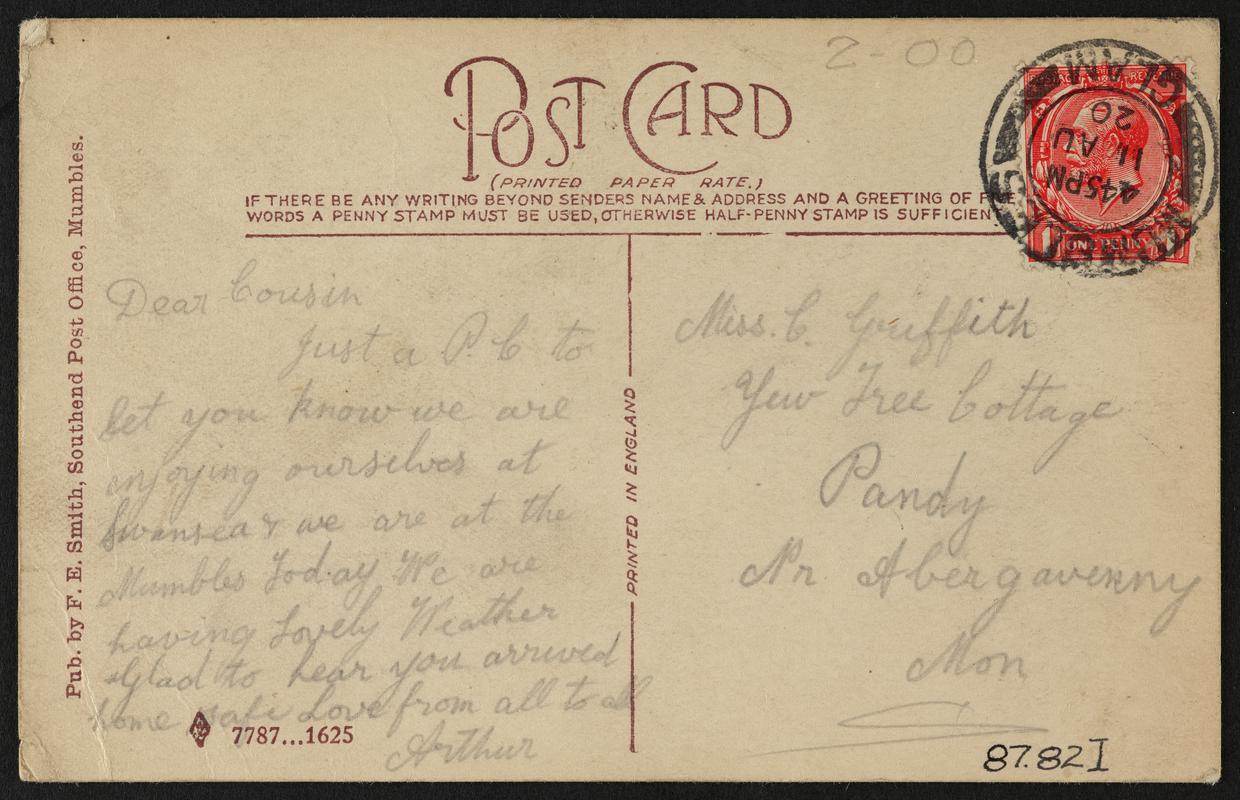 Mumbles Pier (postcard)