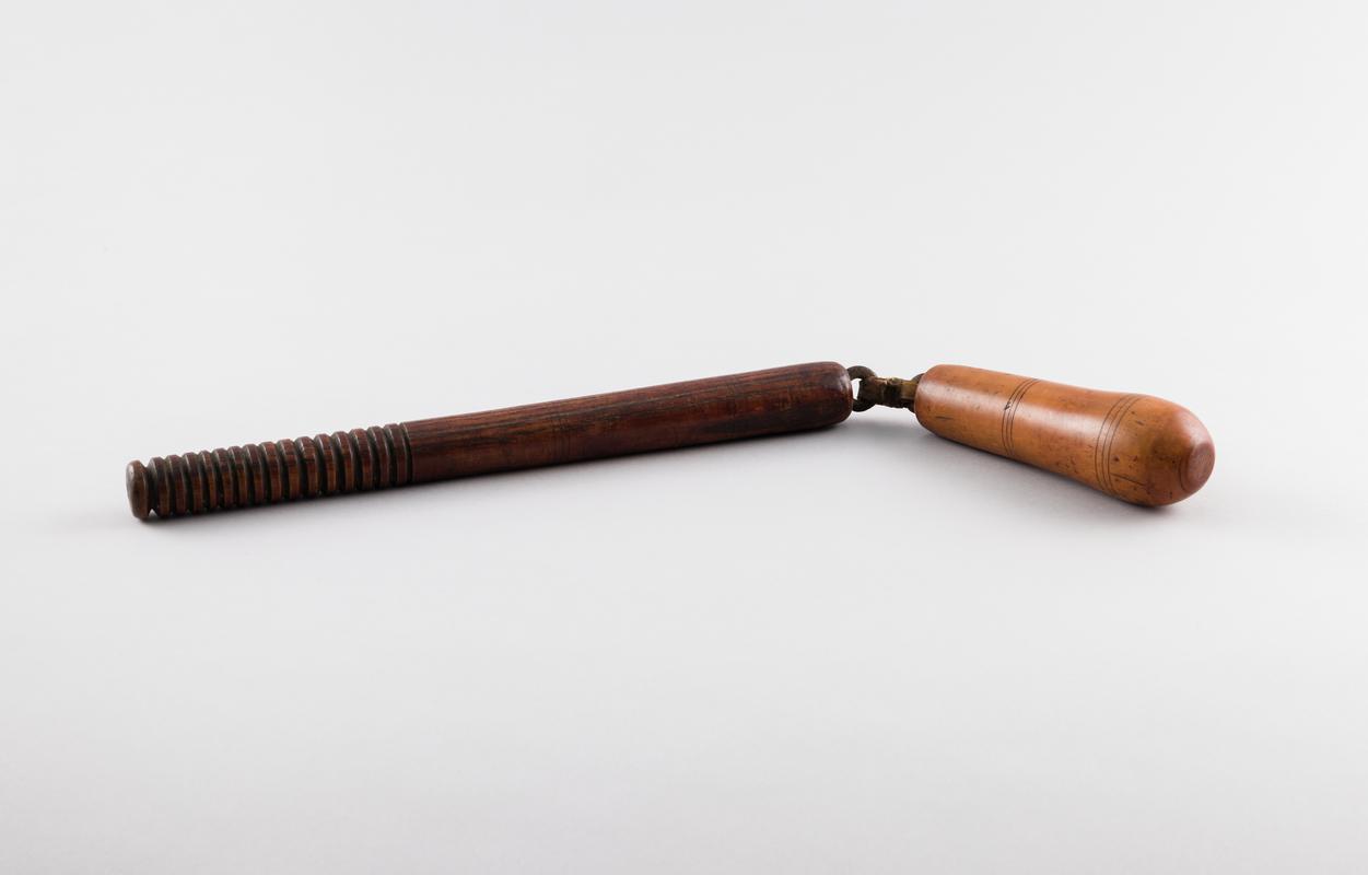 Constable&#039;s staff with separate end piece from Crynant, Glamorgan