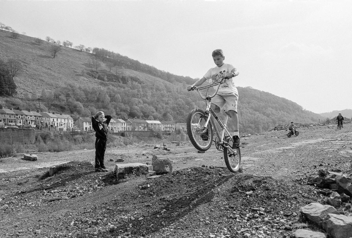 GB. WALES. Six Bells. Children&#039;s fun on site of old Colliery. 1994.