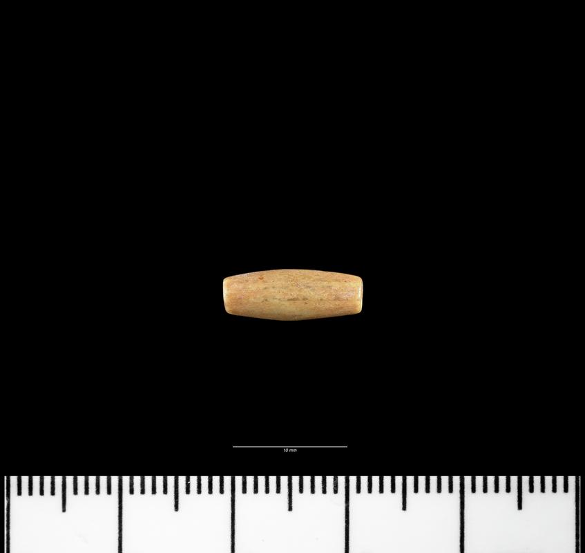 Roman bone biconical bead