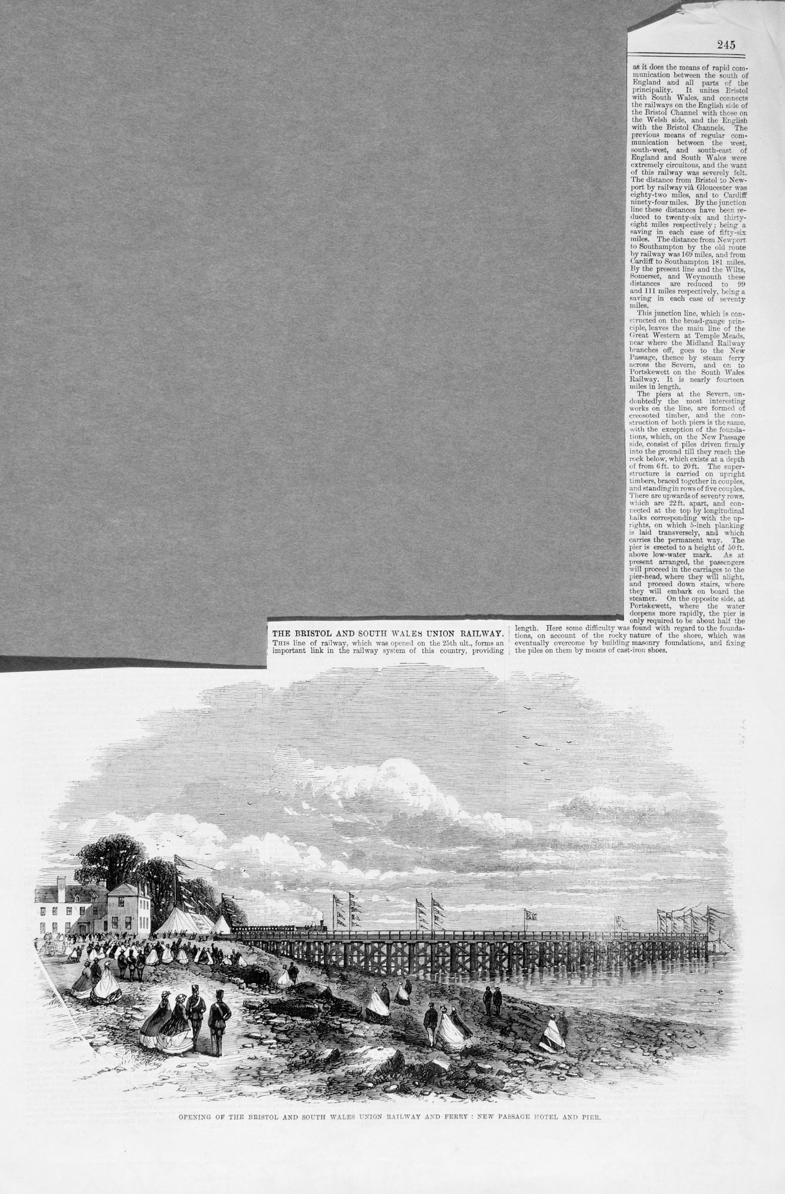 Opening of the Bristol & S. Wales Union Rly. (print)