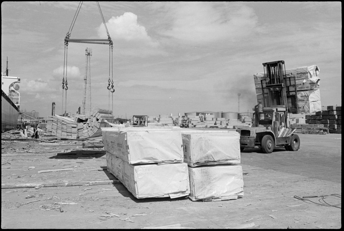 Cardiff Docks, negative