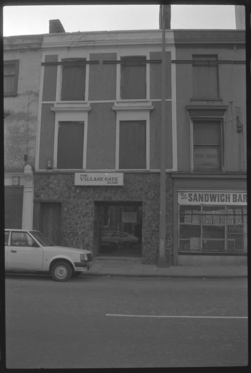 The Village Gate Club &amp; Sandwich Shop, Bute Street.