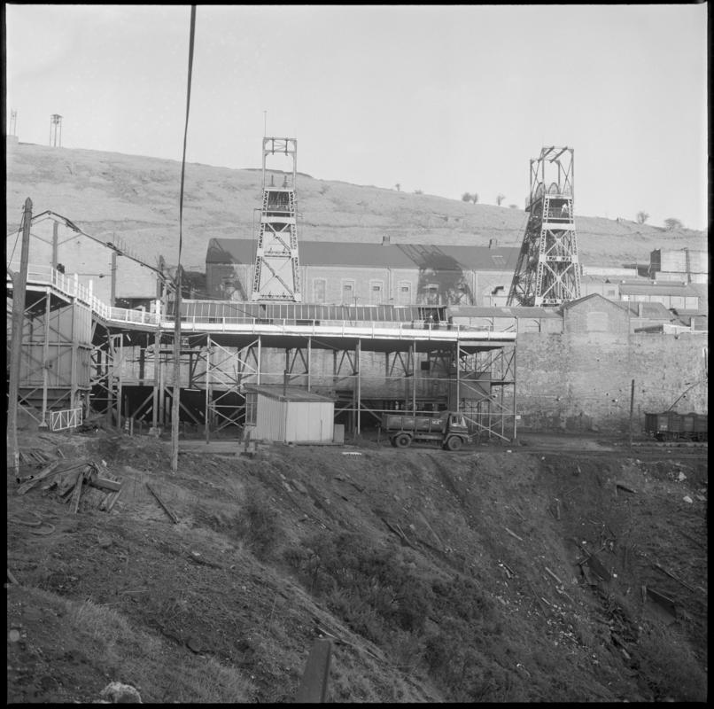 Surface view of Markham Colliery.  &#039;Markham&#039; is transcribed from original negative bag.