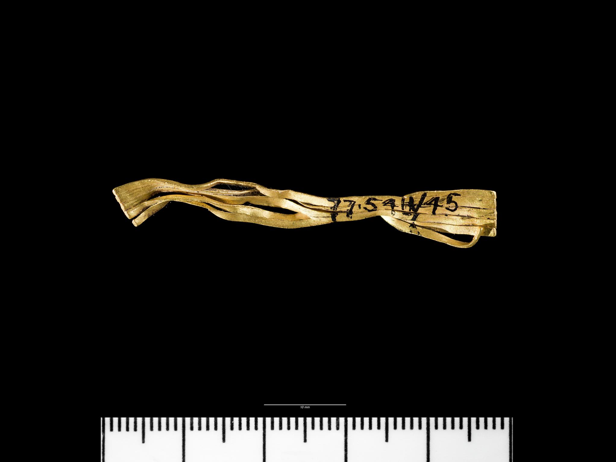 Middle Bronze Age gold strip