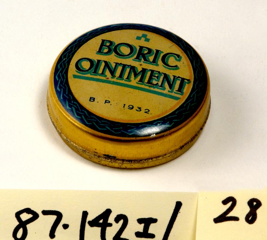 Boric ointment tin