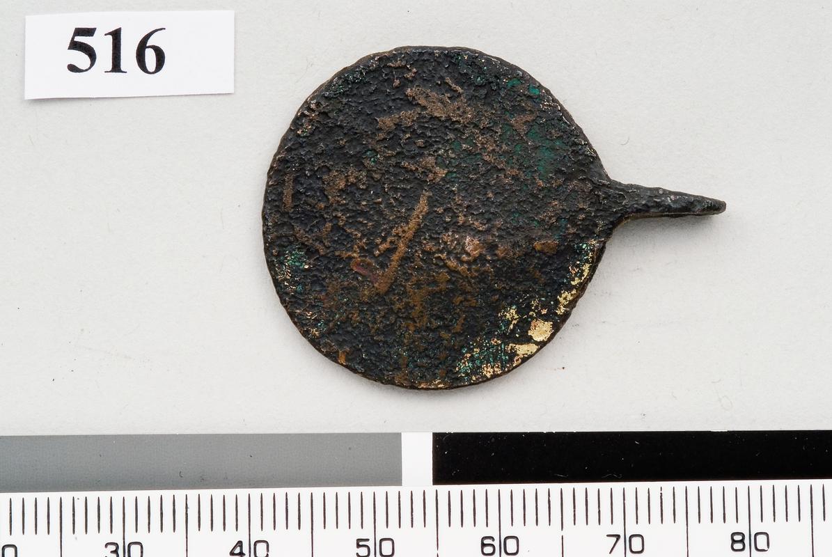 Medieval copper alloy harness pendant