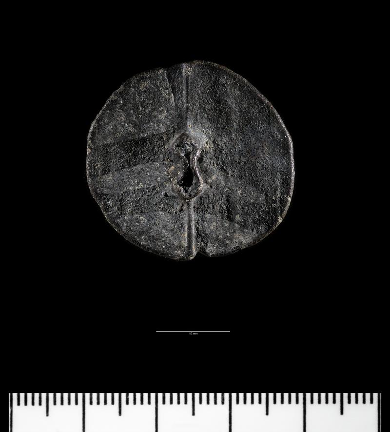 Medieval / Post-Medieval tin alloy dress fastener