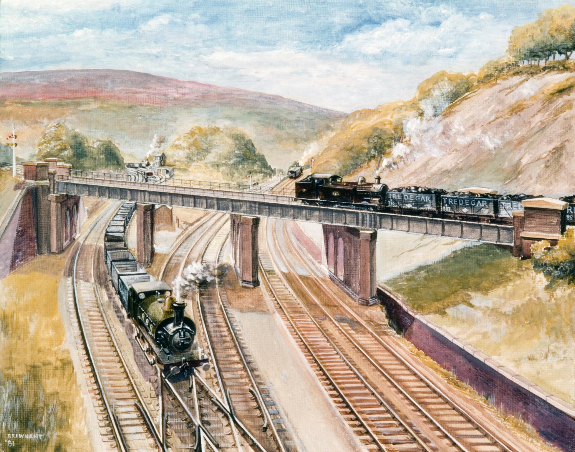 Penrhos Junction, c.1920 (painting)