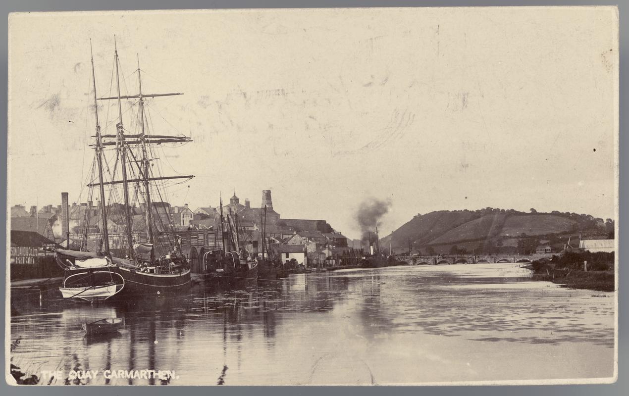 The Quay Carmarthen (postcard)