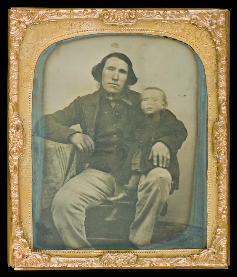 Portrait of John Williams and child