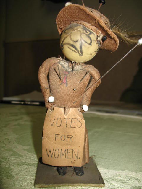 Anti-suffragette 'voodoo' doll 