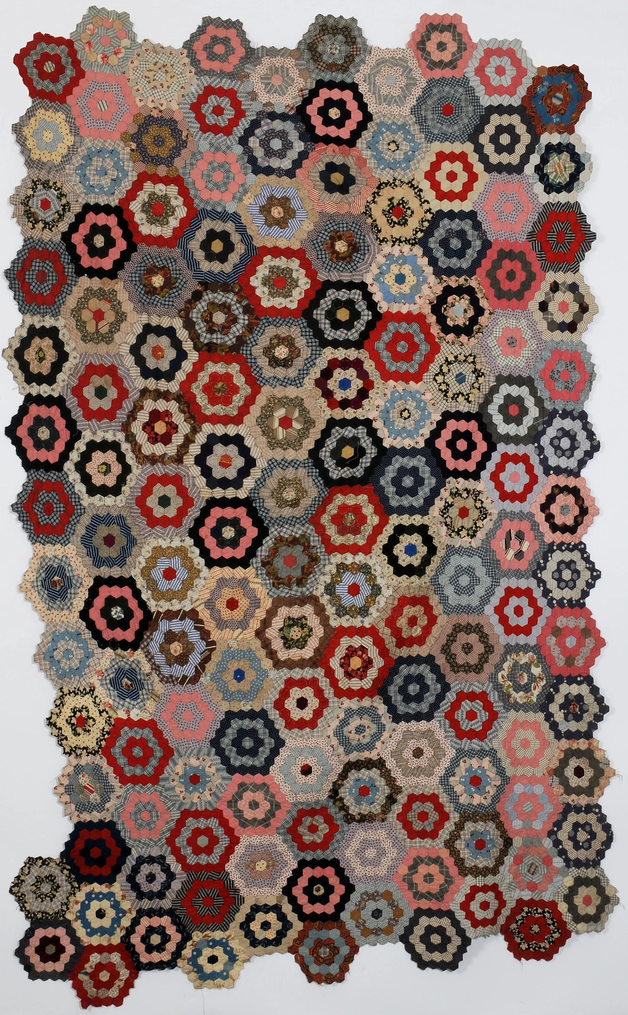 Unfinished patchwork bedcover